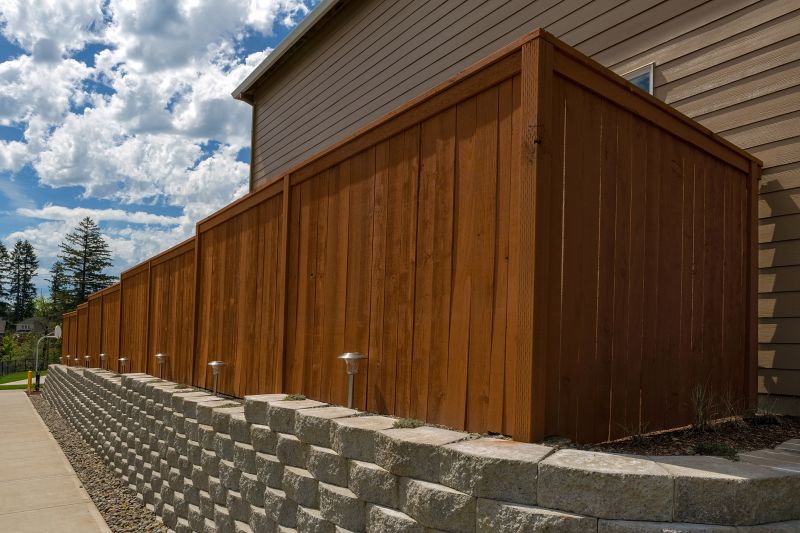 Wood Fence Installation detail